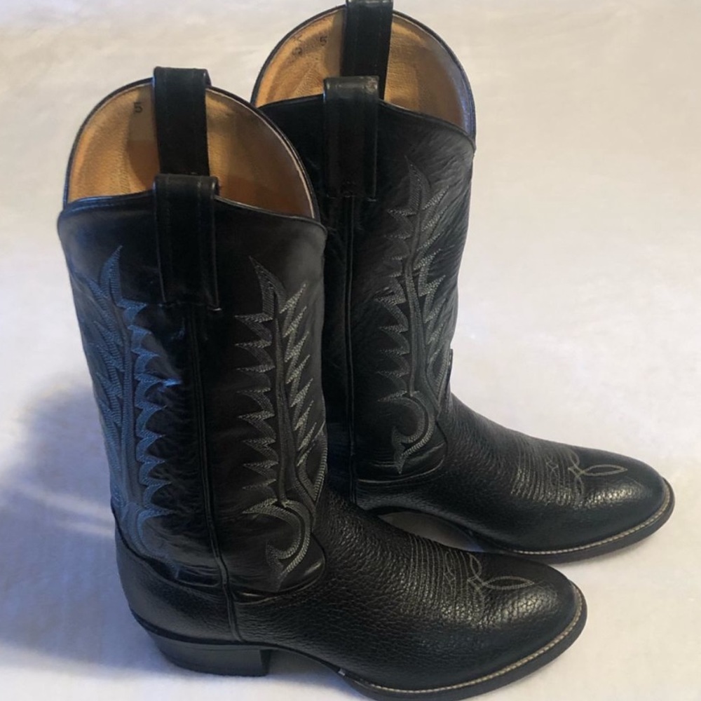 Tony Lama Black Western Style Boots • Women’s Size 9